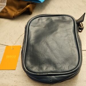 Latico Dark Leather Belt Bag